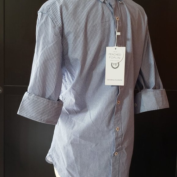 Denim&Flower Men's T-Shirt - Picture 1 of 7